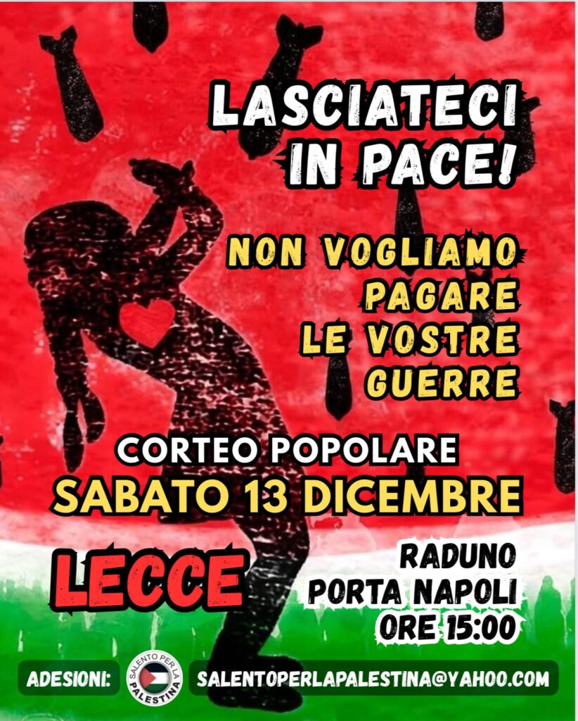 Locandina corteo